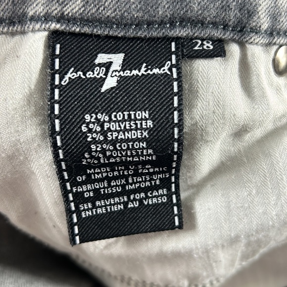 7 for all mankind The Mid-rise Skinny Ankle Jeans Size 28 - Picture 7 of 12